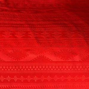 Red Aztec Cassie skirt